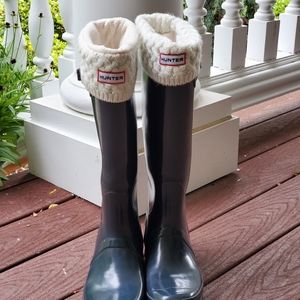 Womens Hunter Tall Boots (size 9)